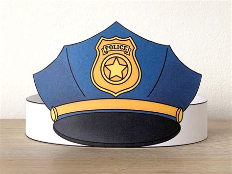 Printable Police Hat